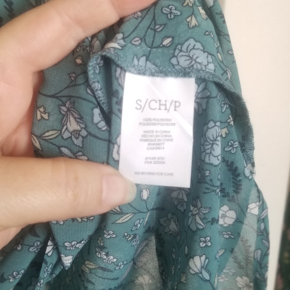 EUC CAbi Chase Field of Flowers Blouse- Size Small - Picture 5 of 8